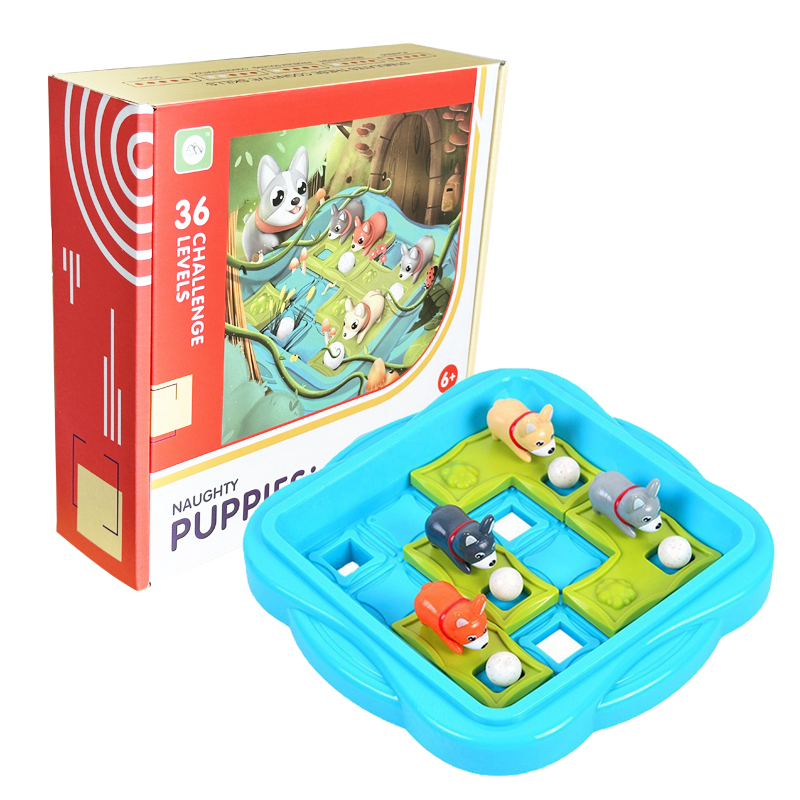 Kids Educational Game 3 - Gra planszowa Naughty Puppies Zabawki edukacyjne