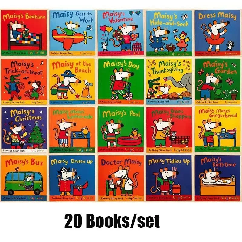 Kids Early Education Books - 20 książek/zestaw Maisy Mouse angielski obraz