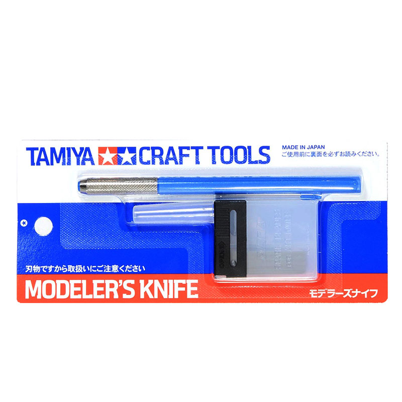 Tamiya Model Paint Set - Nóż modelerki TAMIYA 69943 (niebieski) scyzoryk