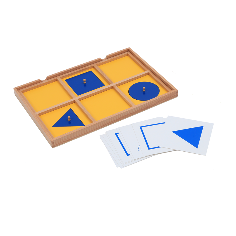 Kids Education Tools - Zabawki sensoryczne Montessori geometryczna taca demonstracyjna