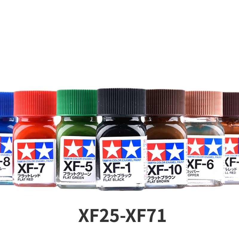 Tamiya Model Paint Set - TAMIYA farba emaliowa płaskie kolory XF25-XF71