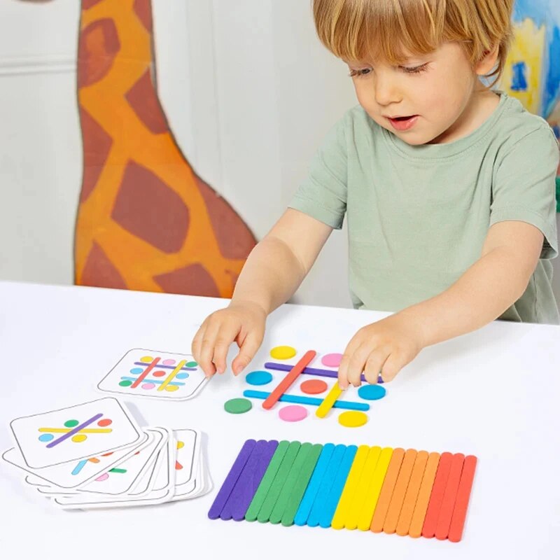 Dziecięca tęczowa łamigłówka m – Kids Education App recenzja i cena