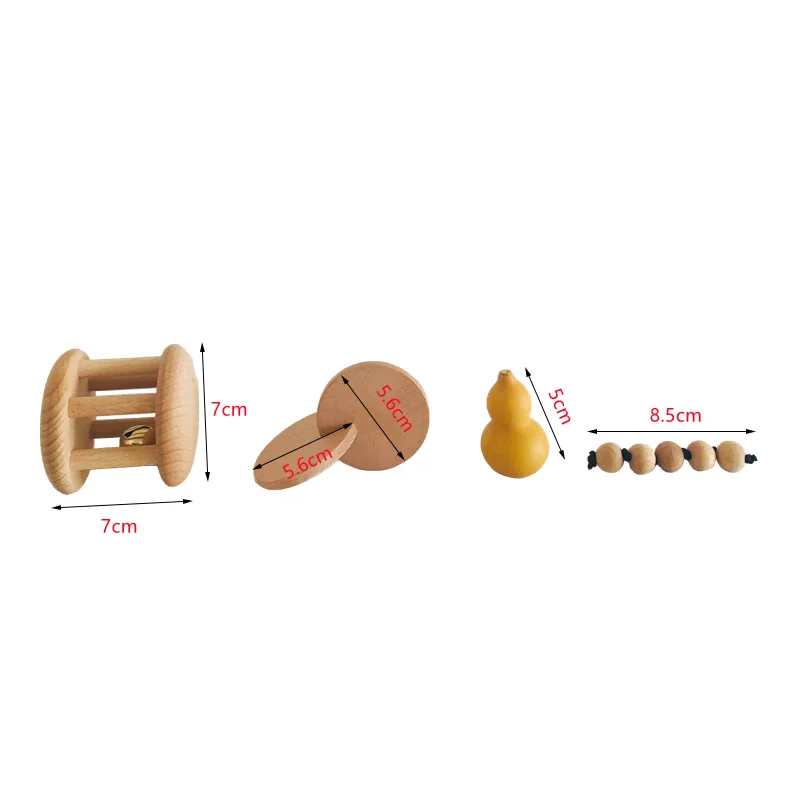 Drewniane grzechotka z dzwonki – Kids Education Tools recenzja i cena