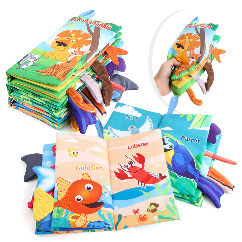 Nowe książki z tkaniny dla nie – Kids Early Education Books recenzja i cena