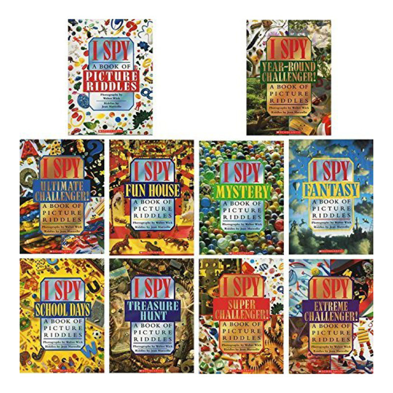 Zestaw 10 książek I Spy Ultima – Kids Early Education Books recenzja i cena