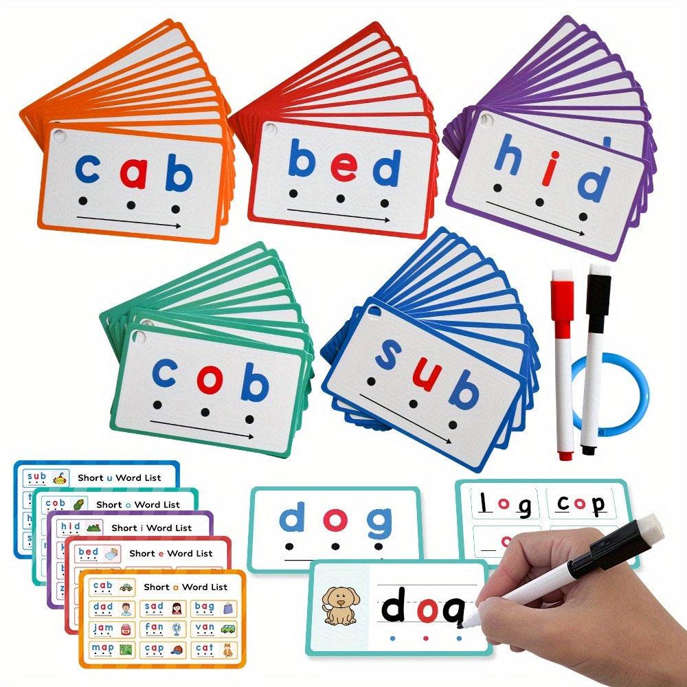 Dry Erase Handwriting Flash Ca – Phonics Card Game recenzja i cena