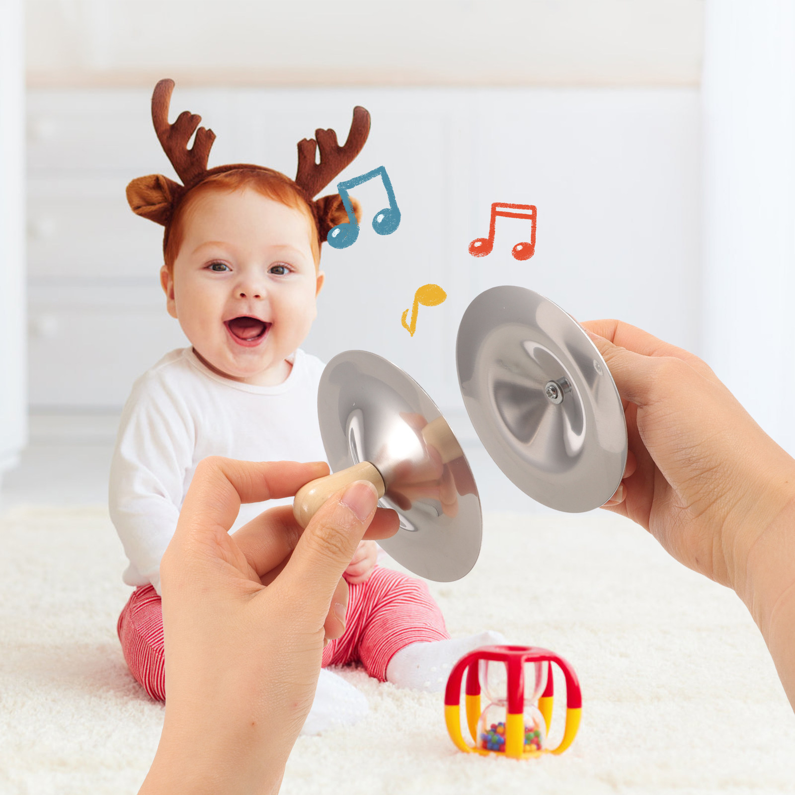2 szt. Małe cymbały na palce d – Kids Education Tools recenzja i cena