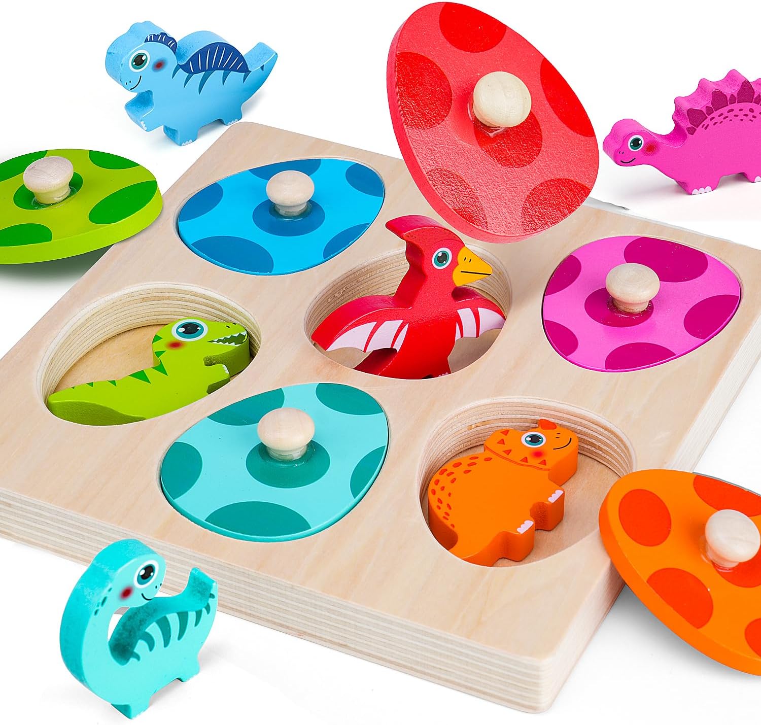 Drewniane puzzle dinozaurów za – Kids Educational Game 3 recenzja i cena