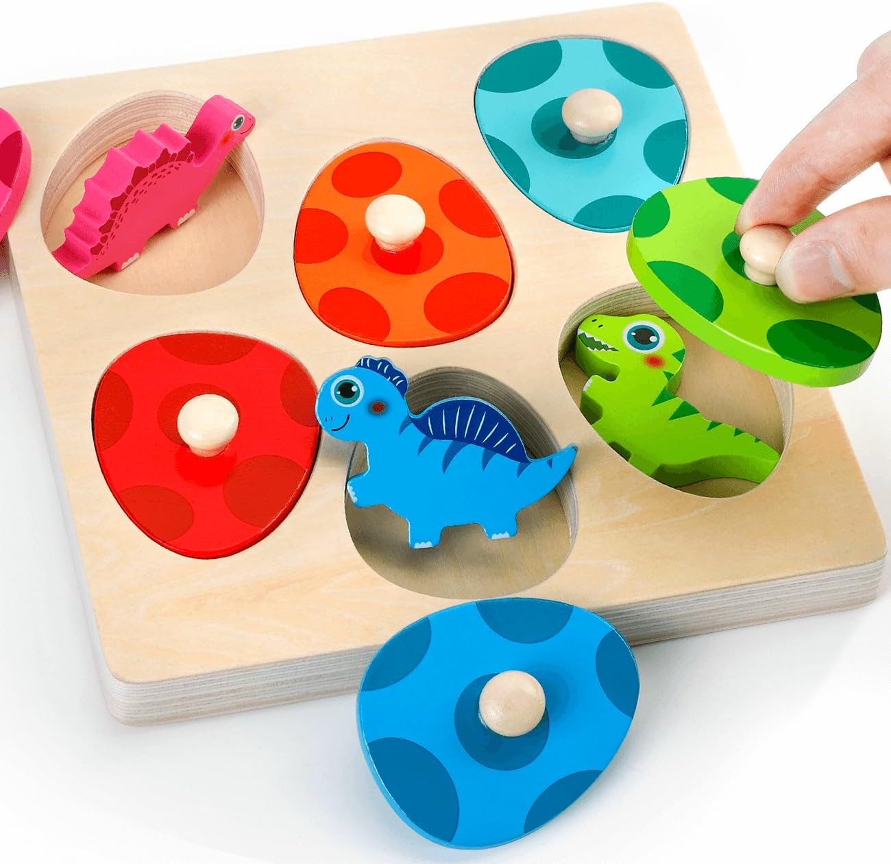 Drewniane puzzle dinozaurów za – Kids Educational Game 3 recenzja i cena