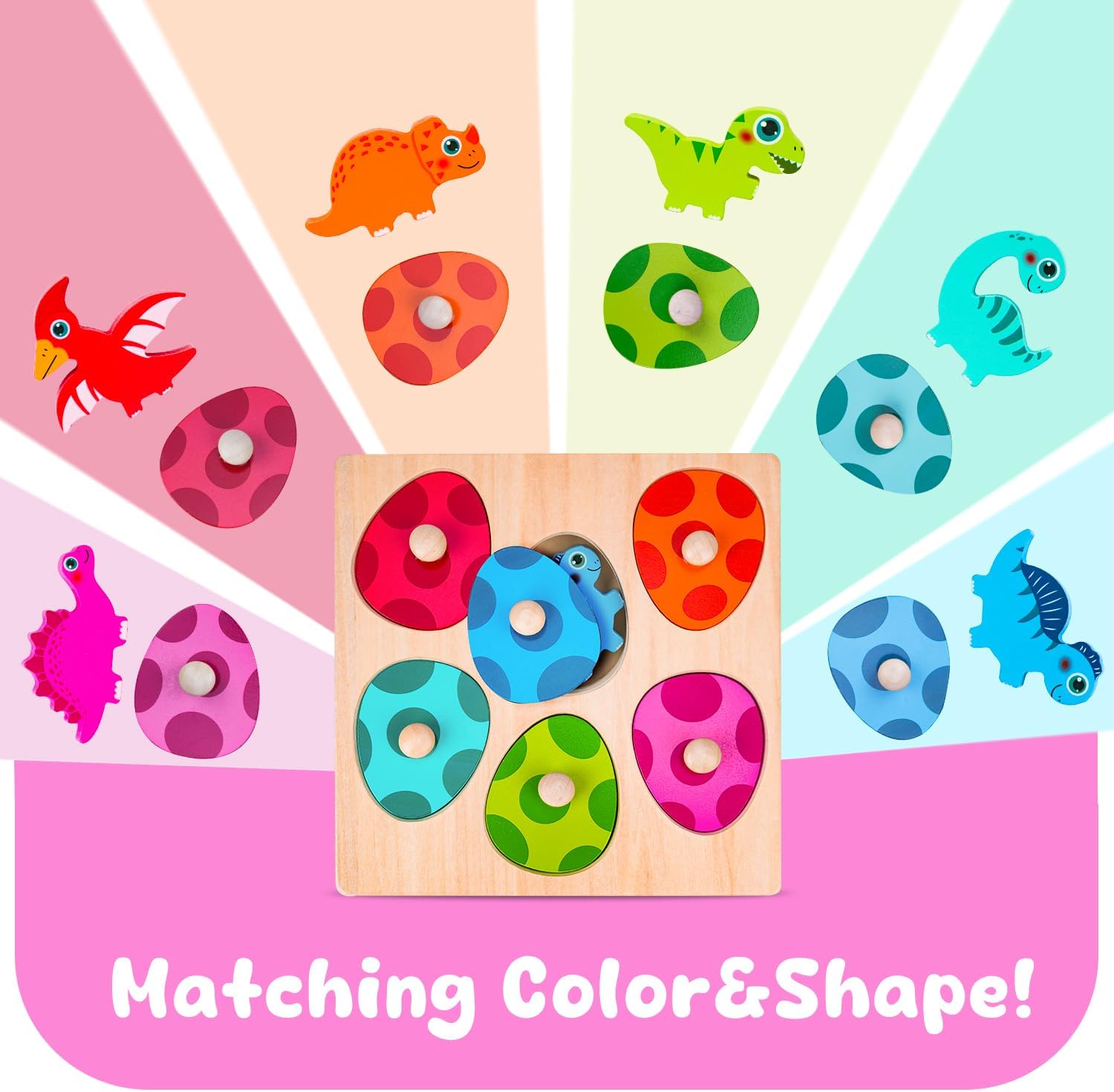 Drewniane puzzle dinozaurów za – Kids Educational Game 3 recenzja i cena